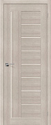 Межкомнатная дверь царговая экошпон Portas 29S Лиственница крем