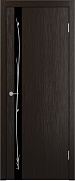 Межкомнатная дверь царговая экошпон Stark ST12 Венге Черный лак с рисунком