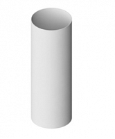 Труба водосточная Альта-Профиль Стандарт D-74, Белый, 4м