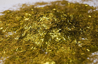 Блестки для жидких обоев Bioplast золото люрекс (полоска)