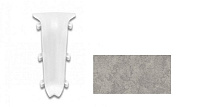 Угол внутренний для плинтуса ПВХ Ideal Деконика 547 Лофт светло-серый 55 мм