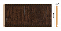 Декоративная панель из полистирола Декомастер Темный шоколад C15-1
