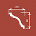 Плинтус потолочный из полистирола Cosca Decor Экополимер KX012 фото № 2