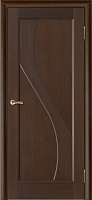 Межкомнатная дверь массив сосны Vilario (Стройдетали) Сандро ДГ, Венге (900х2000)