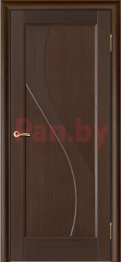 Межкомнатная дверь массив сосны Vilario (Стройдетали) Сандро ДГ, Венге (900х2000) фото № 1