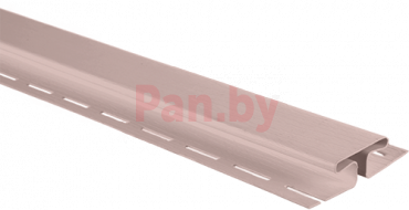 H профиль (соединительная планка) для сайдинга Альта-Профиль Персиковый, 3,05м фото № 1
