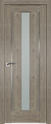 Межкомнатная дверь царговая экошпон ProfilDoors серия XN Модерн 2.48XN, Каштан темный Мателюкс матовый (молдинг алюминий)