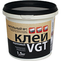 Клей универсальный для напольных покрытий VGT №1 Эконом 1,5кг