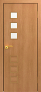 Межкомнатная дверь МДФ ламинированная Юни Стандарт С-18, Миланский орех