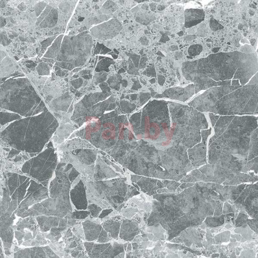 Керамогранит (грес) под мрамор Гранитея Киреты G243 Серый 600x600 полированный фото № 4