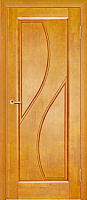Межкомнатная дверь массив ольхи Vilario (Стройдетали) Дива Медовый орех