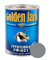 Грунтовка адгезионная Golden Farb ГФ-021 серая 0,9 кг