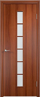 Межкомнатная дверь МДФ ламинированная Verda C12 Итальянский орех Мателюкс матовый