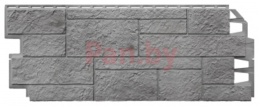 Фасадная панель (цокольный сайдинг) Vox Solid Sandstone Light grey фото № 1
