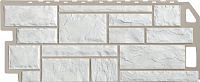 Фасадная панель (цокольный сайдинг) FineBer Камень Natur Мелованный белый