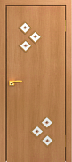 Межкомнатная дверь МДФ ламинированная Юни Стандарт С-33, Миланский орех (фьюзинг)