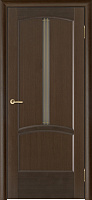 Межкомнатная дверь массив сосны Vilario (Стройдетали) Ветразь ДЧ, Венге (900х2000)