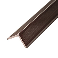 Уголок ДПК для террасной доски KronParket 54*45 мм, шоколад