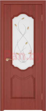 Межкомнатная дверь МДФ Ростра Орхидея, Итальянский орех Мателюкс матовый (фьюзинг)