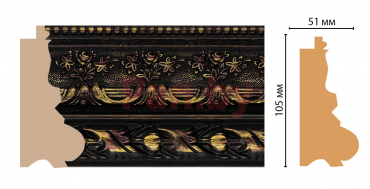 Декоративный багет для стен Декомастер Ренессанс 229-966 фото № 2