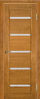 Межкомнатная дверь массив сосны Vilario (Стройдетали) Вега-5 ДО, Светлый орех