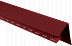 Околооконная планка для сайдинга Альта-Профиль Красный, 3м фото № 1