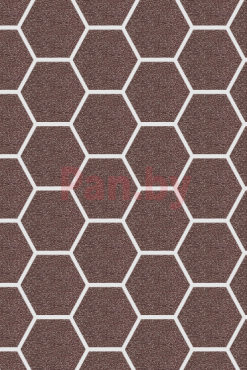 Гибкая фасадная панель АМК Соты однотонный 404 фото № 1