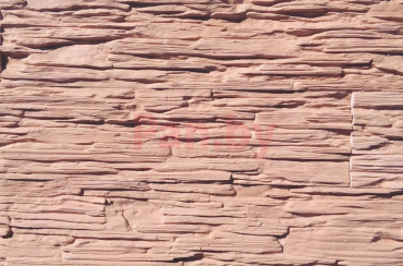 Декоративный искусственный камень Polinka Сланец Саянский гипсовый угловой составной У0104, коричневый фото № 1