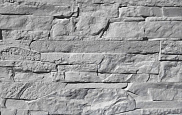 Декоративный искусственный камень Polinka Сланец Рифейский гипсовый угловой составной У0206, серый