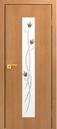 Межкомнатная дверь МДФ ламинированная Юни Стандарт С-Т2, Миланский орех
