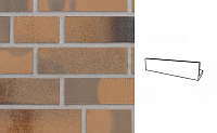 Клинкерная плитка для фасада Stroeher Brickwerk угол спуска 653 Kupferrot 50x71x240