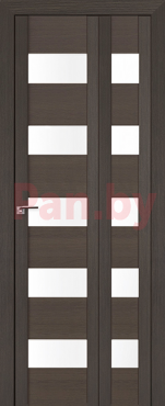 Межкомнатная дверь складная (книжка) ProfilDoors серия X Модерн 29X, Грей Мелинга Мателюкс матовый
