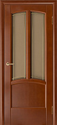 Межкомнатная дверь массив сосны Vilario (Стройдетали) Ветразь ДО, Красное дерево (900х2000)