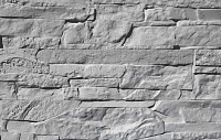 Декоративный искусственный камень Polinka Сланец Рифейский  гипсовый 0206, серый