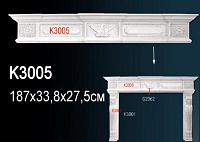 Портал для камина из полиуретана Перфект K3005+G2062 полка
