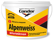 Краска интерьерная водно-дисперсионная Condor Alpenweiss 7,5 кг