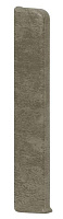 Заглушка для плинтуса ПВХ LinePlast LB012 Бетон Графит, 100мм (левая)