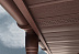 Софит виниловый Ю-пласт коричневый с частичной перфорацией фото № 2