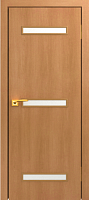 Межкомнатная дверь МДФ ламинированная Юни Стандарт С-35, Миланский орех