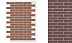 Гибкая фасадная панель АМК Кирпич однотонный 404 фото № 1