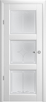 Межкомнатная дверь МДФ винил Albero Галерея Эрмитаж 3 Белый, мателюкс "Галерея"