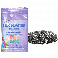 Блестки для жидких обоев Silk Plaster точки серебро мини (10 гр)