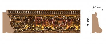 Декоративный багет для стен Декомастер Ренессанс 413-1606 фото № 2