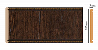 Декоративная панель из полистирола Декомастер Темный шоколад C10-1 2400х100х7
