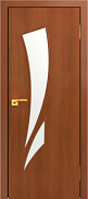 Межкомнатная дверь МДФ ламинированная Юни Стандарт С-2, Итальянский орех