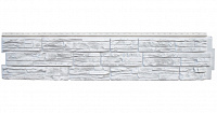 Фасадная панель (цокольный сайдинг) Grand Line Крымский сланец Серебро