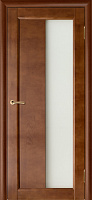 Межкомнатная дверь массив сосны Vilario (Стройдетали) Вега-18 ДО, Темный орех
