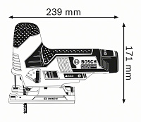 Аккумуляторный лобзик Bosch GST 12V-70 Professional без аккумулятора