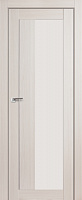 Межкомнатная дверь царговая ProfilDoors серия X Модерн 47X, Эшвайт мелинга Триплекс белый (молдинг алюминий)