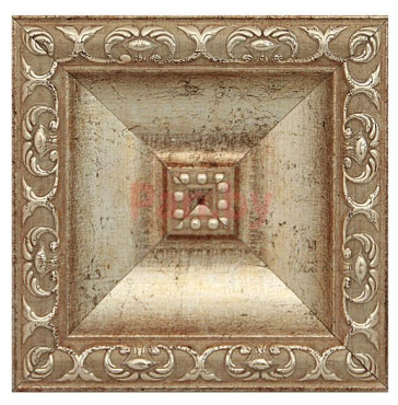 Вставка декоративная из пенополистирола Декомастер Венецианская бронза D207-127 (100х100х22мм) фото № 1
